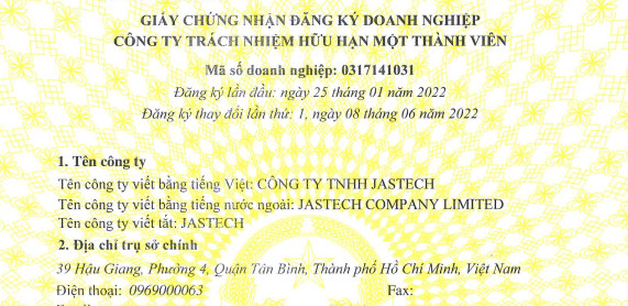 CÔNG TY TNHH JASTECH