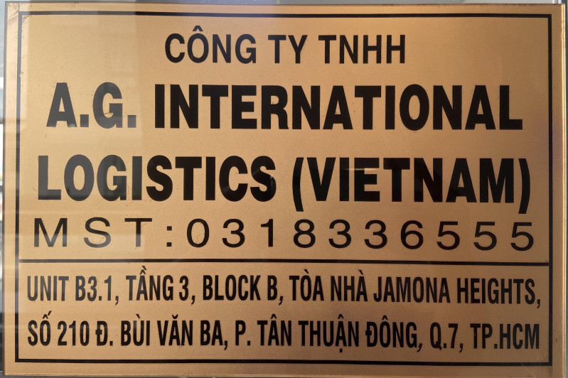 CÔNG TY TNHH A.G. INTERNATIONAL LOGISTICS (VIETNAM)