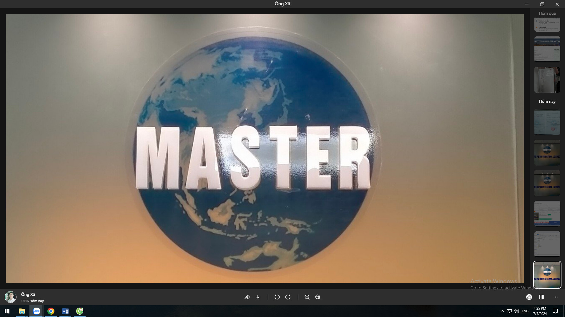 CÔNG TY TNHH GIAO NHẬN QUỐC TẾ MASTER VIỆT NAM